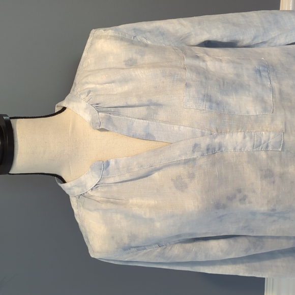 ✨HP✨ NWOT Gap Women's Tunic Linen Blouse - Size: S - Picture 2 of 10